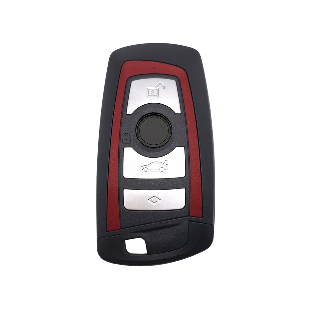 BMW F-Series & G-Series Smart key Keyless GO 4 knoppen Licht 868MHz - Rood