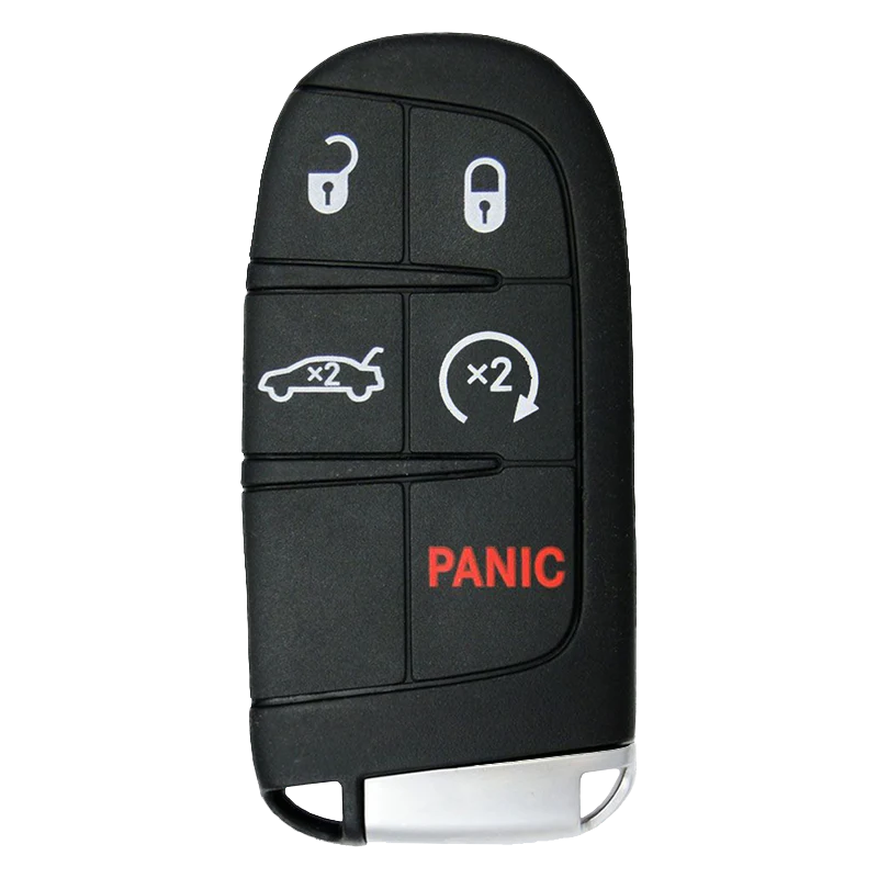 Chrysler Jeep Dodge Smart key Keyless Go 2+3 Knoppen PCF7945A/PCF7953A (ID46) 433Mhz