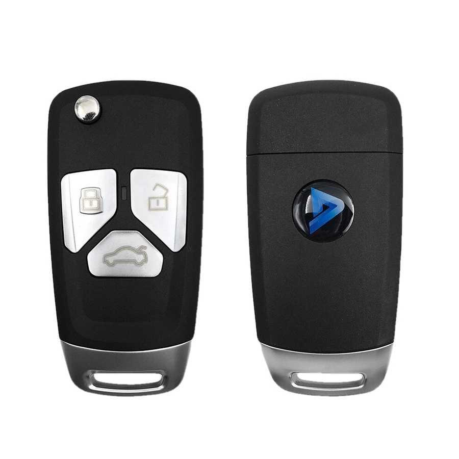 NB27-3 - KeyDiy Multifunctionele Audi SmartKey met 3 Knoppen