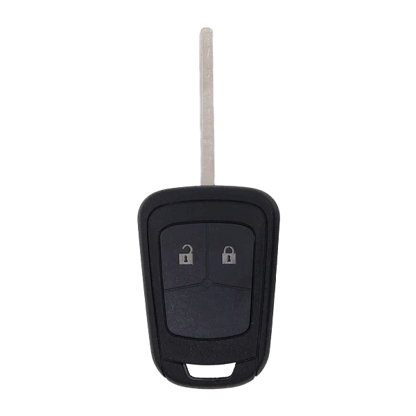 Opel Chevrolet contactsleutel behuizing 2 knoppen HU100