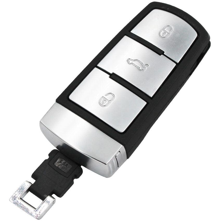 RFC 3-Button Flip Remote Key For VW Beetle & Passat – 434MHz ID48 Chip – HU66 Blade