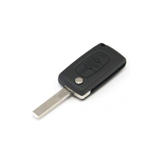 Peugeot 3 knoppen klapsleutel chip