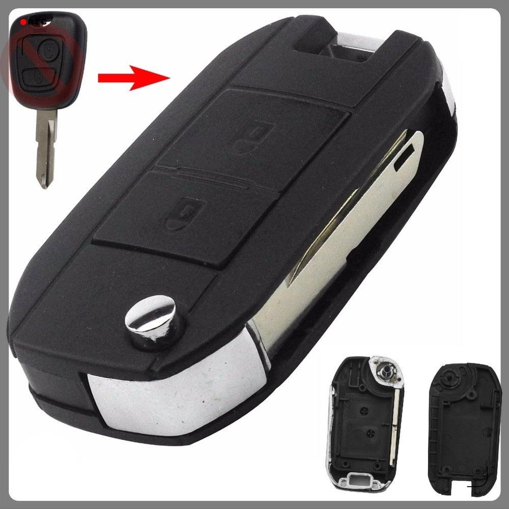 Citroën ignition key housing 2 buttons. Key blade: NE73 – Car Volt ...