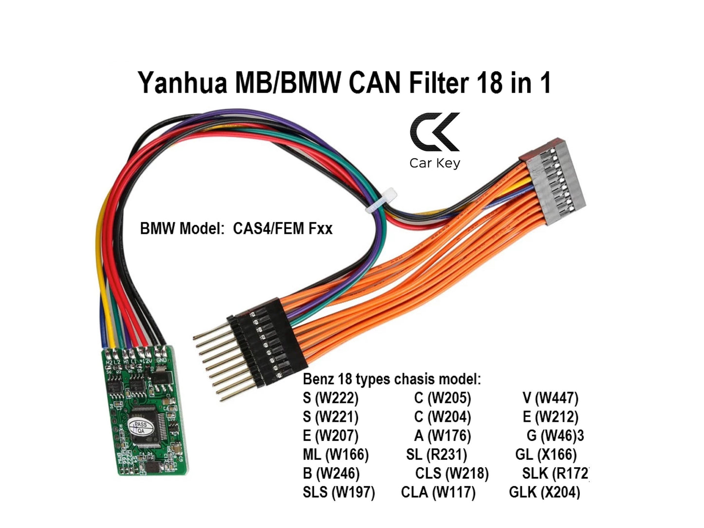 Original Yanhua MB/BMW CAN Filter 18 In 1